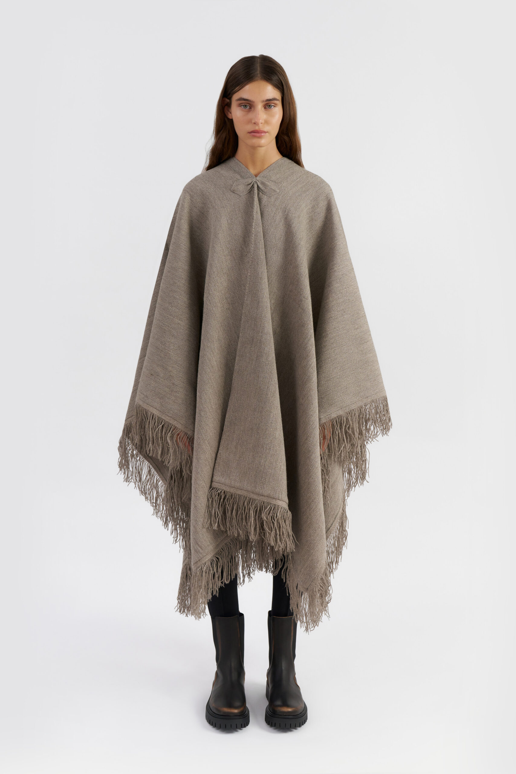 PONCHO AMPARO TOSTADO - Imagen 9